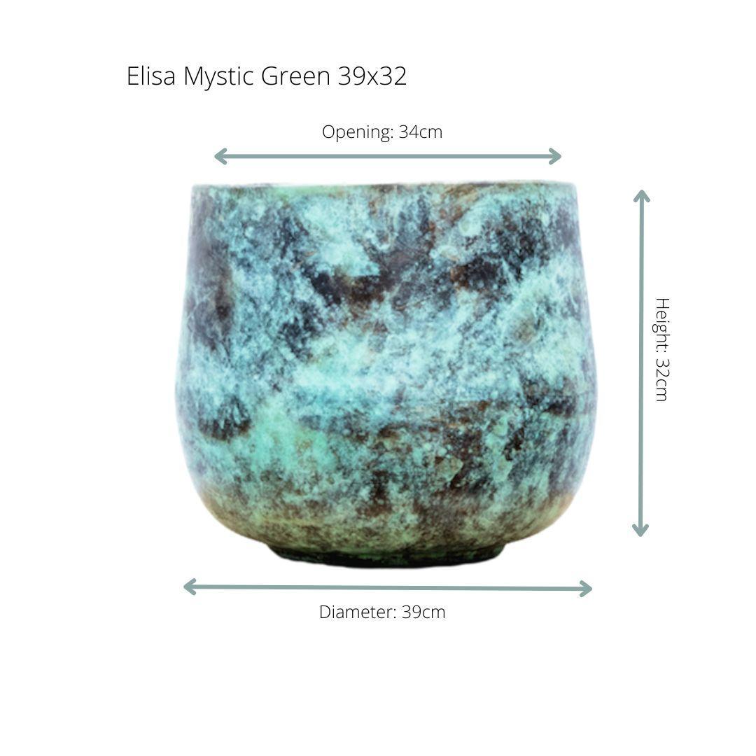 Elisa Mystic Green - D39 x H32 - 39x32