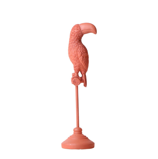 Kolibri Home | Ornament - Decoratie beeld Toucan - Terracotta