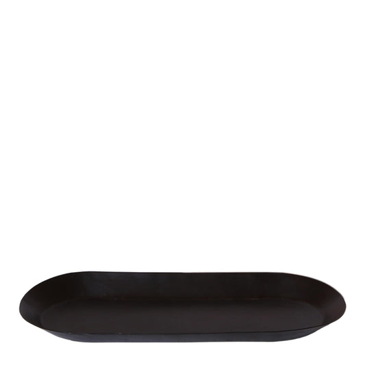 Kolibri Home | Plate oval - Ovale dienblad Ø30cm - Black