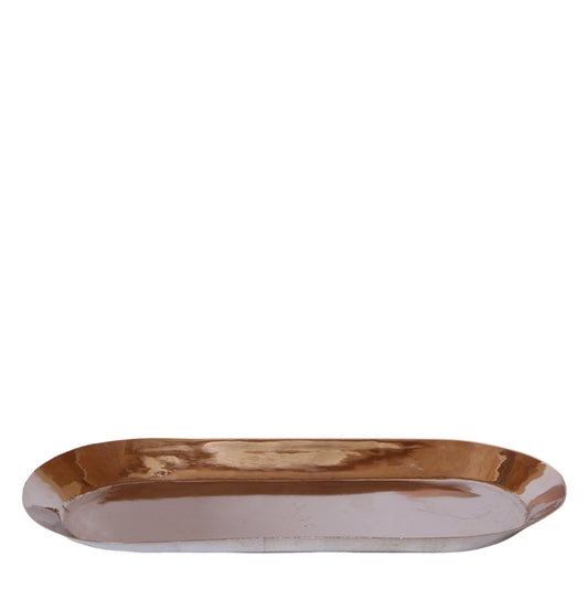 Kolibri Home | Plate oval - Ovale dienblad Ø30cm - Silver