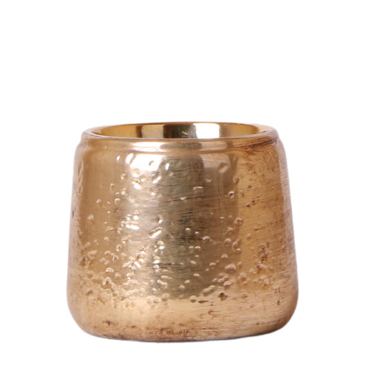 Kolibri Home | Luxury bloempot - Gouden keramieken sierpot - Ø9cm